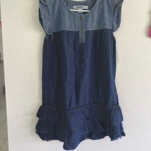 DKNY Girls Denim Dress
